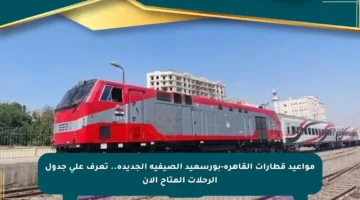 مواعيد قطارات القاهرة-بورسعيد الصيفية الجديدة.. تعرف على جدول الرحلات المتاح الآن